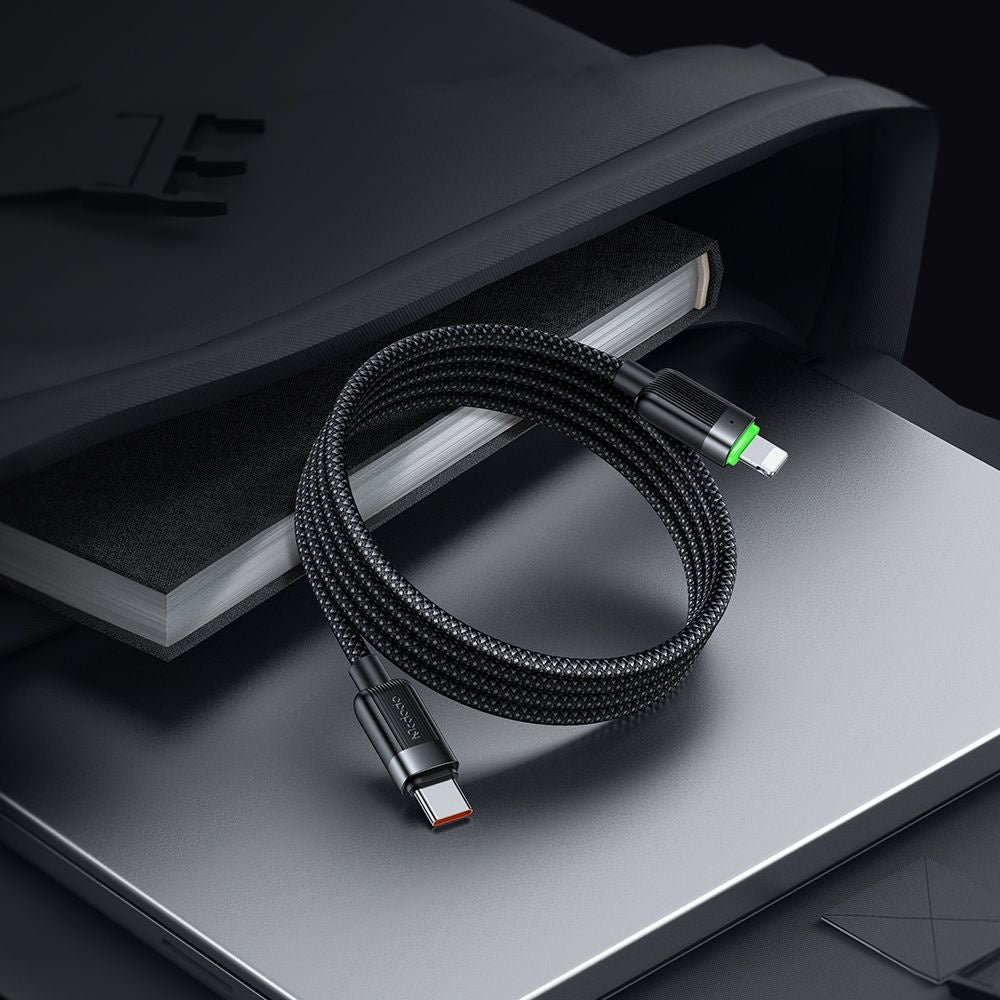 Καλώδιο Δεδομένων και Φόρτισης USB-C - Lightning McDodo CA-2010 Self Winding, 36W, 1.2m, Μαύρο