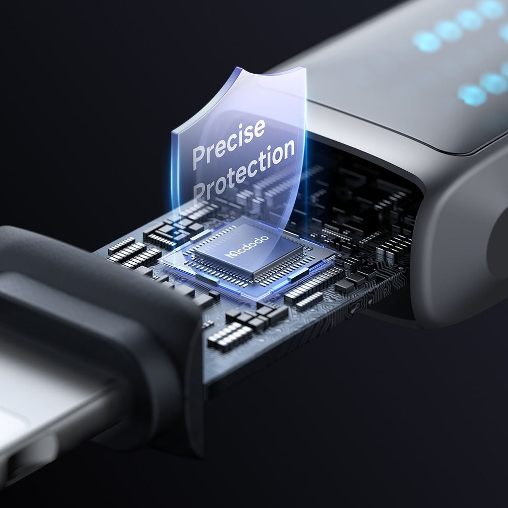 Καλώδιο Δεδομένων και Φόρτισης USB-C - Lightning McDodo CA-2630 Display, 36W, 1.2m, Μαύρο