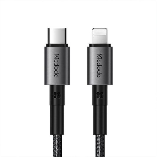 Καλώδιο Δεδομένων και Φόρτισης USB-C - Lightning McDodo CA-2850, 36W, 1.2m, Μαύρο