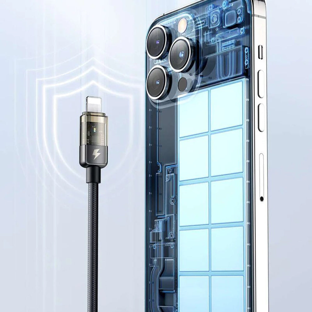 Καλώδιο Δεδομένων και Φόρτισης USB-C - Lightning McDodo CA-3160 Auto Power Off, 36W, 1.2m, Μαύρο