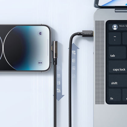 Καλώδιο Δεδομένων και Φόρτισης USB-C - Lightning McDodo CA-3390 Angled, 36W, 1.2m, Μαύρο