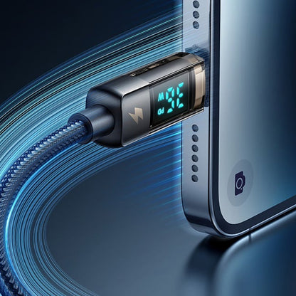 USB-C to Lightning McDodo CA-3600 Data and Charging Cable with Auto Power Off Display, 36W, 1.2m, Black