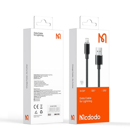 Καλώδιο Δεδομένων και Φόρτισης USB-C - Lightning McDodo CA-3640, 18W, 1.2m, Μαύρο