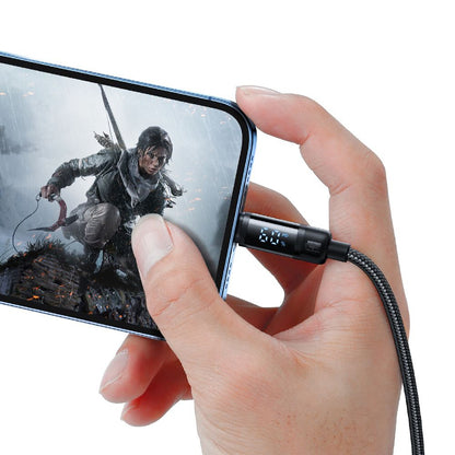 Καλώδιο Δεδομένων και Φόρτισης USB-C - Lightning McDodo CA-5210 Bat Display, 36W, 1.2m, Μαύρο