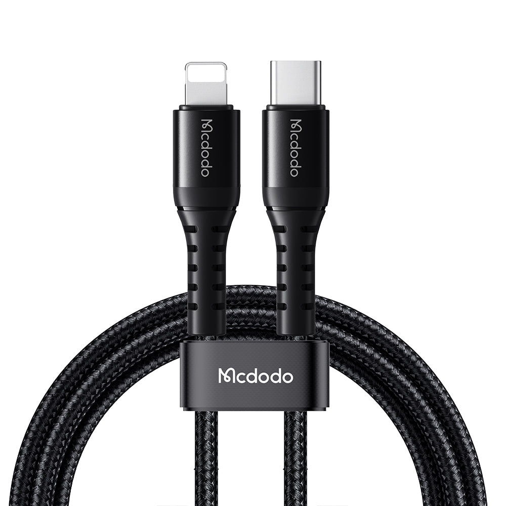 Καλώδιο Δεδομένων και Φόρτισης USB-C - Lightning McDodo CA-5631, 36W, 1m, Μαύρο