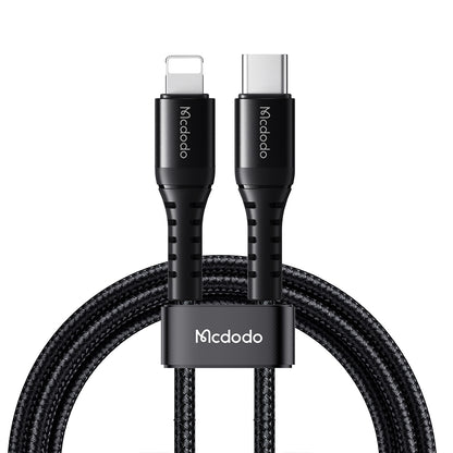 Καλώδιο Δεδομένων και Φόρτισης USB-C - Lightning McDodo CA-5631, 36W, 1m, Μαύρο