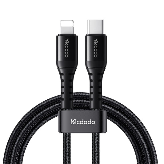 Καλώδιο Δεδομένων και Φόρτισης USB-C - Lightning McDodo CA-5631, 36W, 1m, Μαύρο
