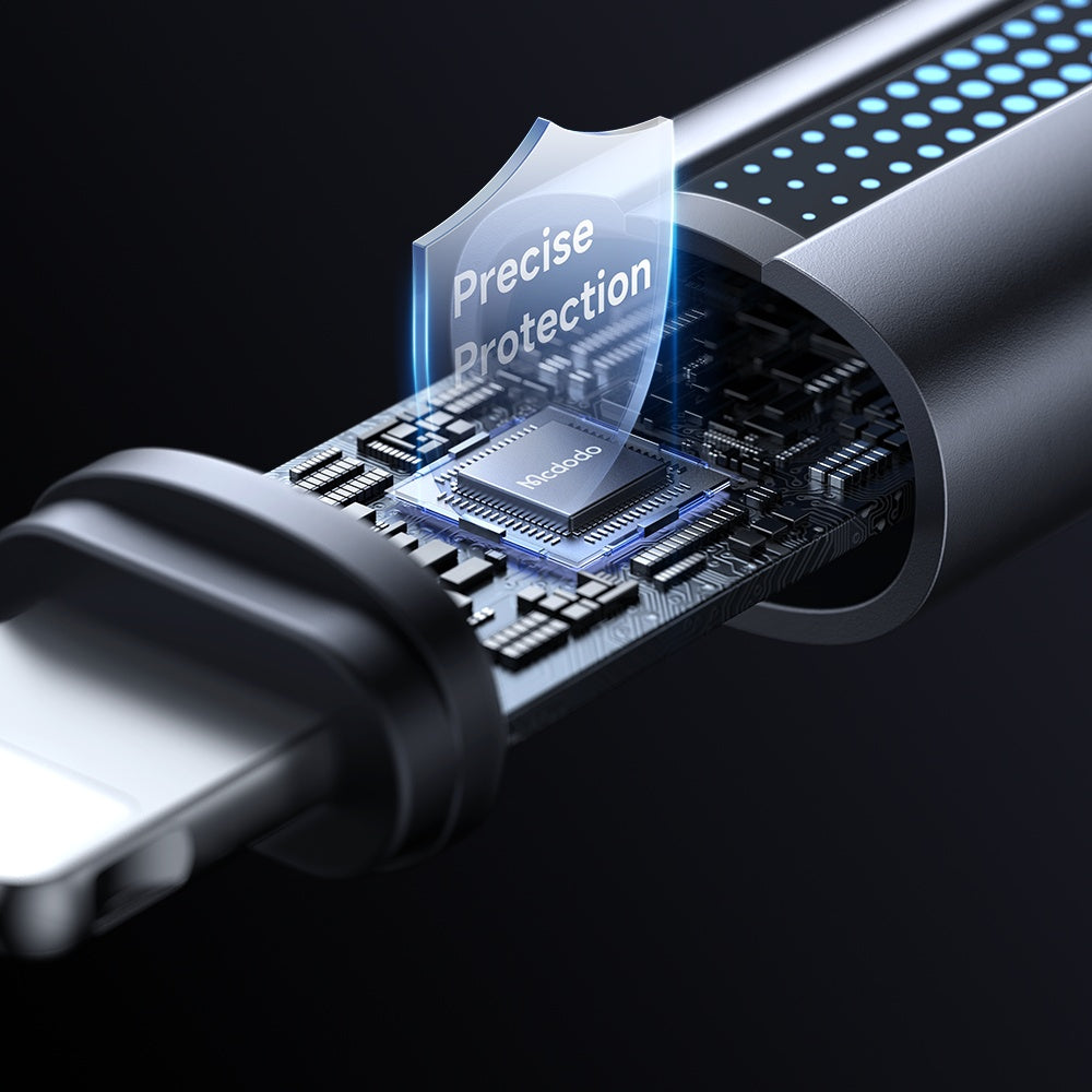 Καλώδιο Δεδομένων και Φόρτισης USB-C - Lightning McDodo CA-5710, 36W, 1.2m, Μαύρο