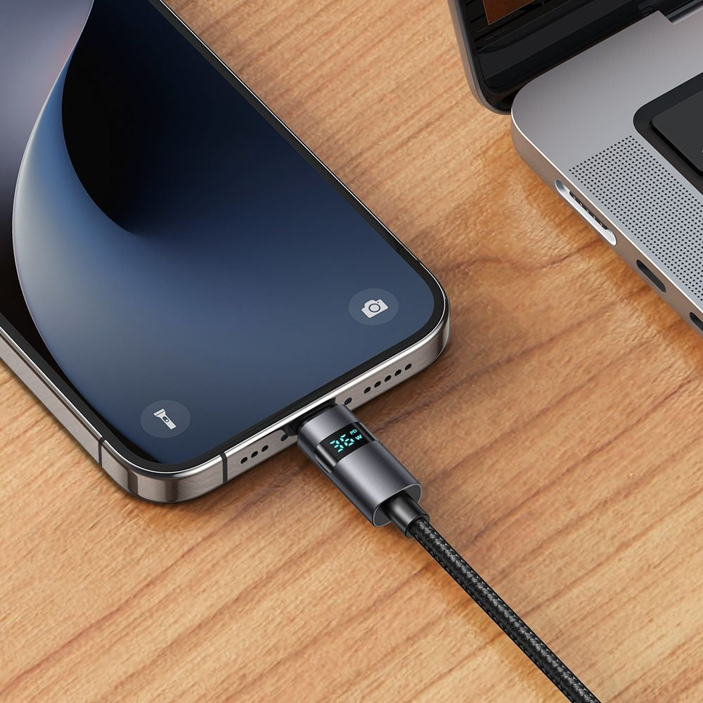 Καλώδιο Δεδομένων και Φόρτισης USB-C - Lightning McDodo CA-6570 Display, 36W, 1.2m, Μαύρο
