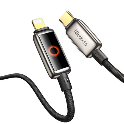 Καλώδιο Δεδομένων και Φόρτισης USB-C - Lightning McDodo CA-6670 Auto Power Off, 36W, 1.2m, Μαύρο