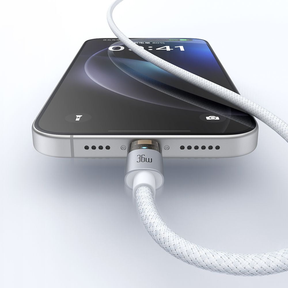 Καλώδιο Δεδομένων και Φόρτισης USB-C - Lightning McDodo CA-6942, 36W, 1.2m, Λευκό