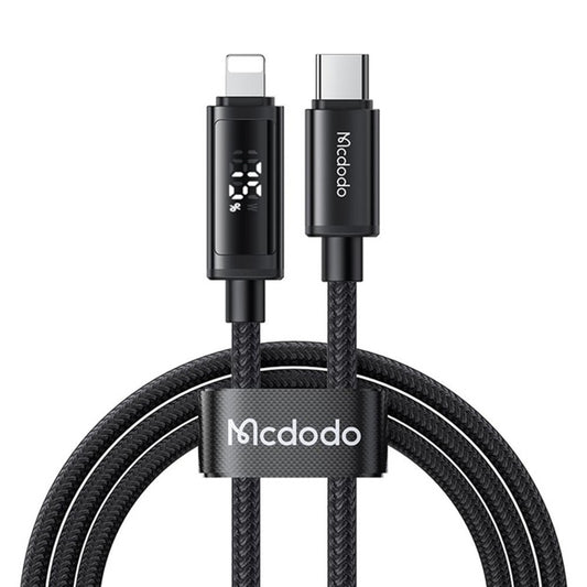 Καλώδιο Δεδομένων και Φόρτισης USB-C - Lightning McDodo CA-7990 Display, 36W, 1.2m, Μαύρο