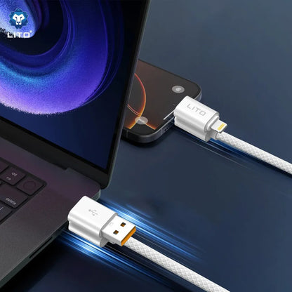 Καλώδιο Δεδομένων και Φόρτισης USB-C / USB-A - USB-C / Lightning Lito LD21, 100W, 1m, Μαύρο