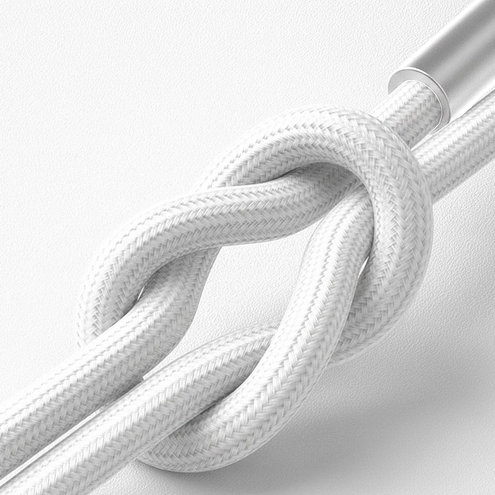 USB-C Data and Charging Cable - USB-C 3MK Hyper N, 60W, 1m, White