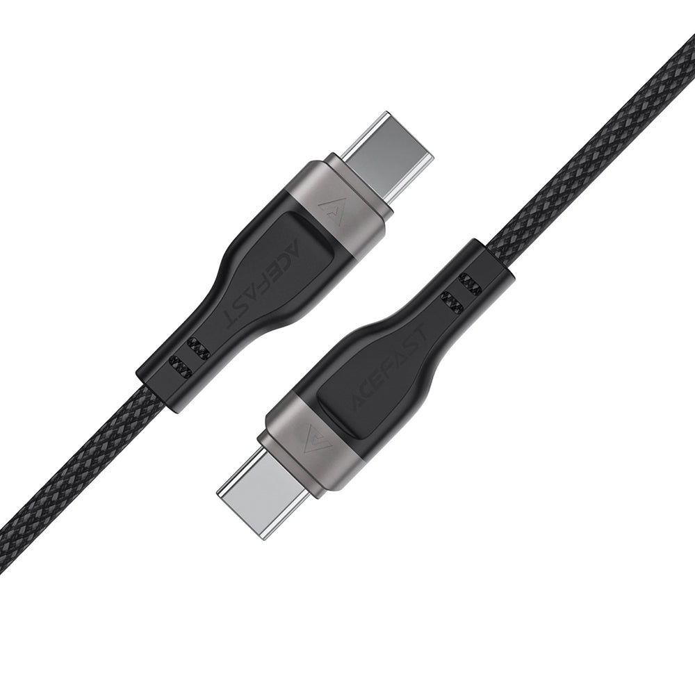Καλώδιο Δεδομένων και Φόρτισης USB-C - USB-C Acefast C11-03, 60W, 1.2m, Μαύρο