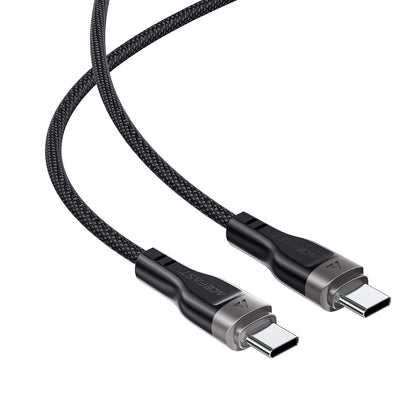 Καλώδιο Δεδομένων και Φόρτισης USB-C - USB-C Acefast C11-03, 60W, 1.2m, Μαύρο