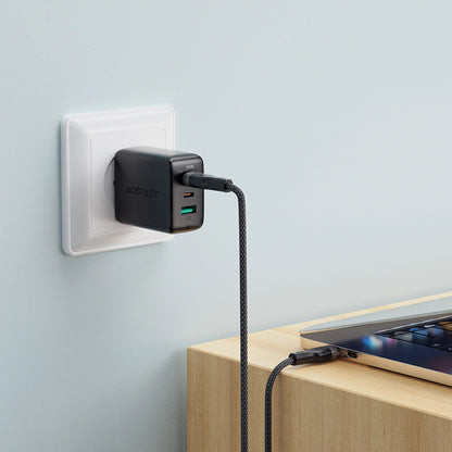 Καλώδιο Δεδομένων και Φόρτισης USB-C - USB-C Acefast C11-03, 60W, 1.2m, Μαύρο