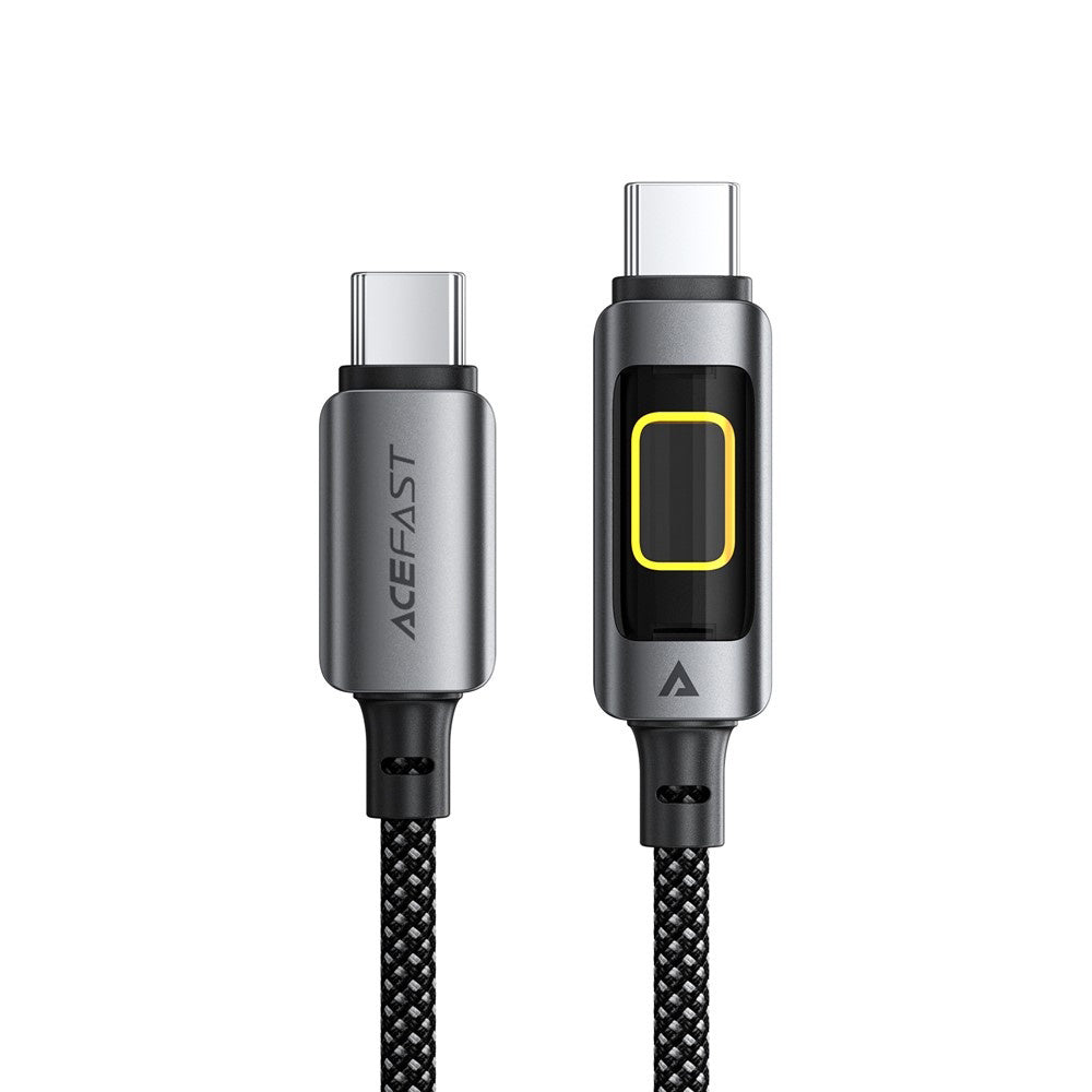 Καλώδιο Δεδομένων και Φόρτισης USB-C - USB-C Acefast C21-03, 60W, 1.2m, Μαύρο