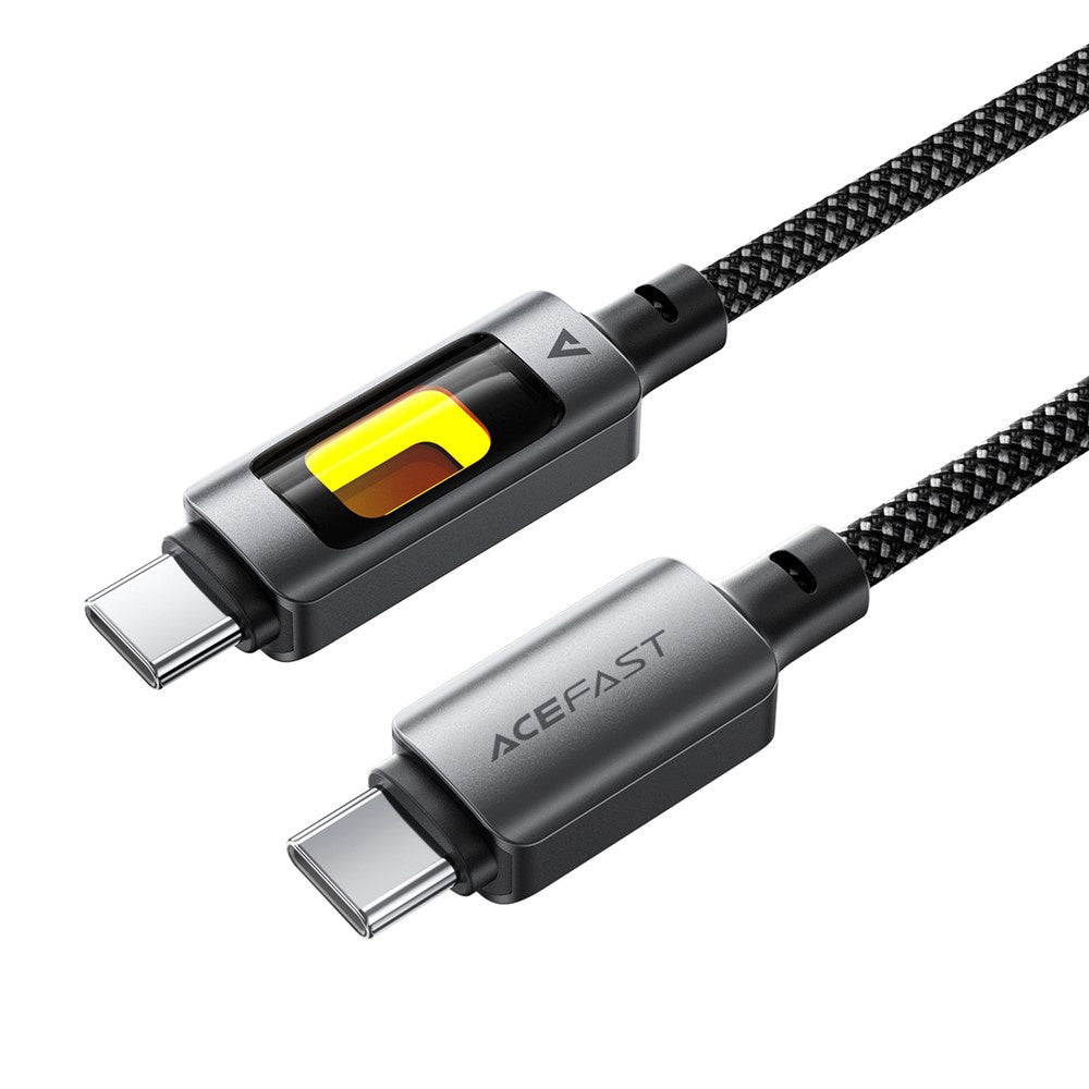Καλώδιο Δεδομένων και Φόρτισης USB-C - USB-C Acefast C21-03, 60W, 1.2m, Μαύρο