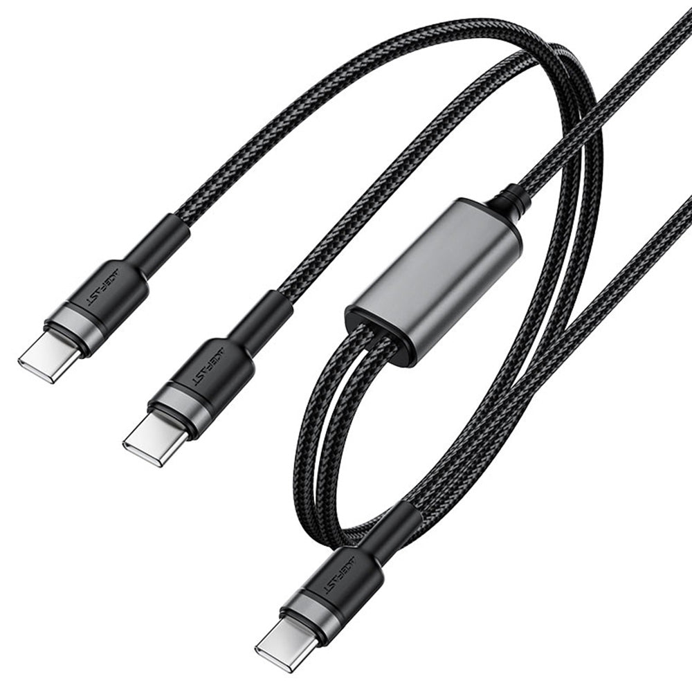 Καλώδιο Δεδομένων και Φόρτισης USB-C - 2 x USB-C Acefast C22-02, 100W, 1.25m, Μαύρο