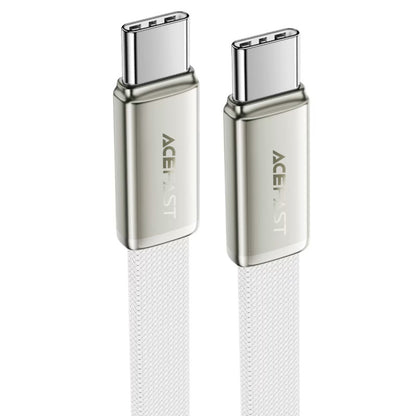 Καλώδιο Δεδομένων και Φόρτισης USB-C - USB-C Acefast C24-03, 60W, 1.2m, Λευκό