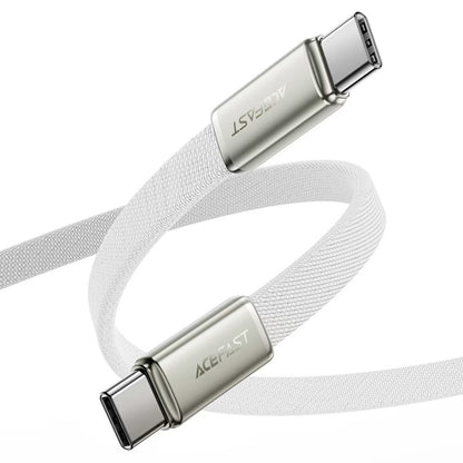 Καλώδιο Δεδομένων και Φόρτισης USB-C - USB-C Acefast C24-03, 60W, 1.2m, Λευκό