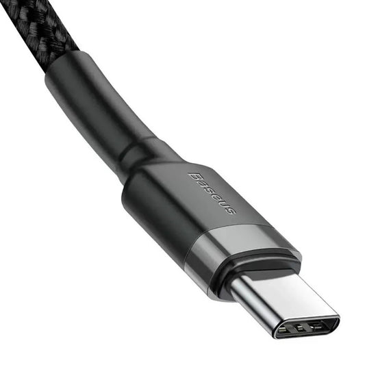 USB-C Data and Charging Cable - USB-C Baseus Cafule, 60W, 2m, Set of 3 pieces, Black S0TV002132