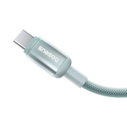 Καλώδιο Δεδομένων και Φόρτισης USB-C - USB-C Baseus Discolor, 100W, 2m, Μπλε Πράσινο E0420703