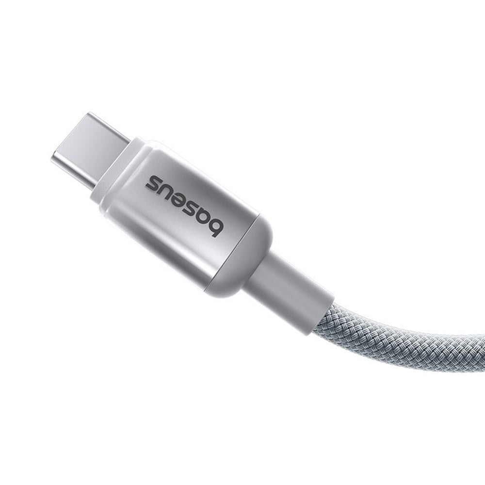 Καλώδιο Δεδομένων και Φόρτισης USB-C - USB-C Baseus Discolor, 100W, 2m, Ασημί E0420800