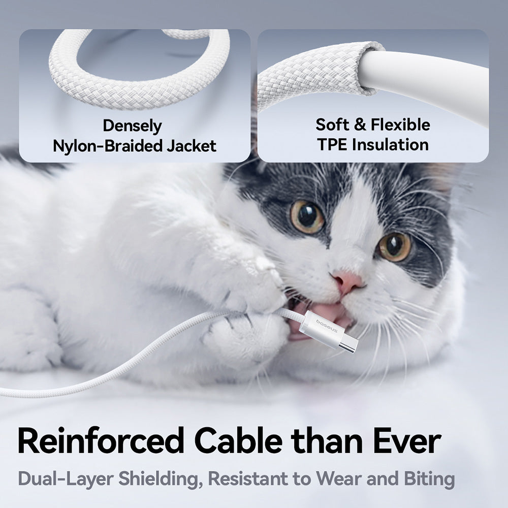 Καλώδιο Δεδομένων και Φόρτισης USB-C - USB-C Baseus Dynamic 4, 100W, 1m, Μαύρο P10381400111-00