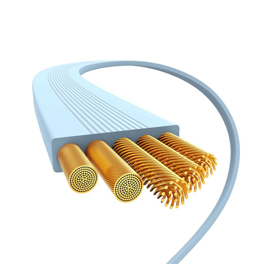 Καλώδιο Δεδομένων και Φόρτισης USB-C - USB-C Baseus Free2Draw Mini Retractable, 100W, 1m, Μπλε P10364500311-00