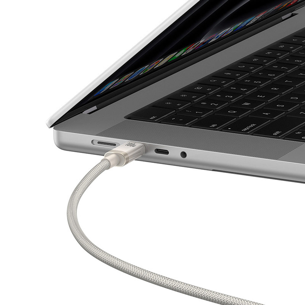 USB-C Data and Charging Cable - USB-C Baseus Titanium, 100W, 2m, Silver P10378100G21-01