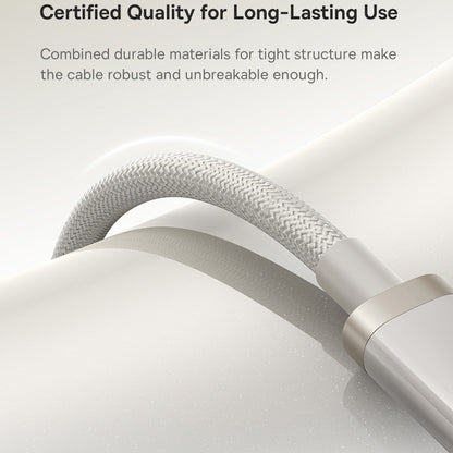 USB-C Data and Charging Cable - USB-C Baseus Titanium, 100W, 2m, Silver P10378100G21-01