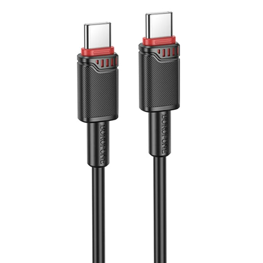 Καλώδιο Δεδομένων και Φόρτισης USB-C - USB-C Borofone BX110 Beneficio, 60W, 1m, Μαύρο