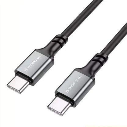 Καλώδιο Δεδομένων και Φόρτισης USB-C - USB-C Borofone BX83, 60W, 1m, Μαύρο