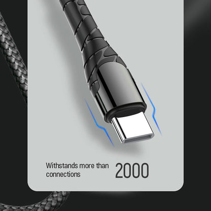 Καλώδιο Δεδομένων και Φόρτισης USB-C - USB-C ColorWay CW-CBPDCC040, 65W, 1m, Γκρι