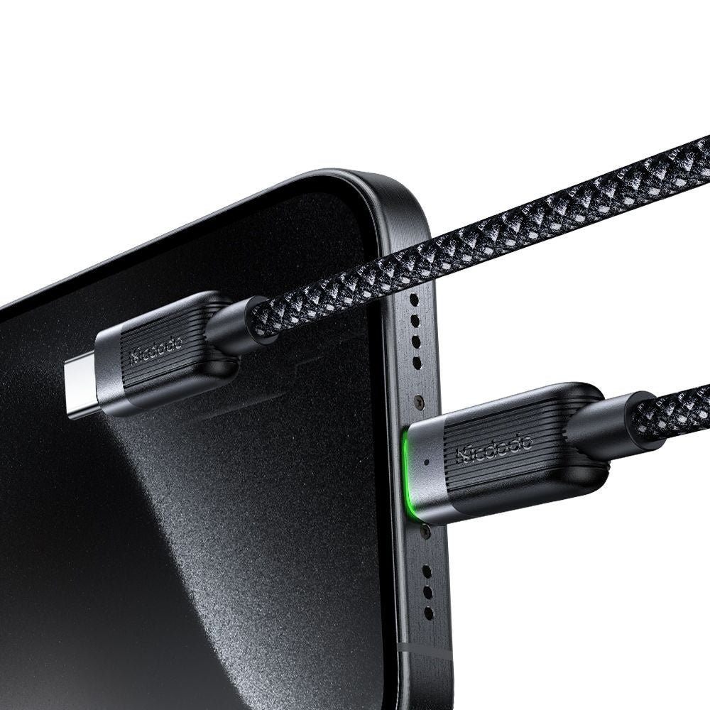 Καλώδιο Δεδομένων και Φόρτισης USB-C - USB-C McDodo CA-2000 Self Winding, 60W, 1.2m, Μαύρο