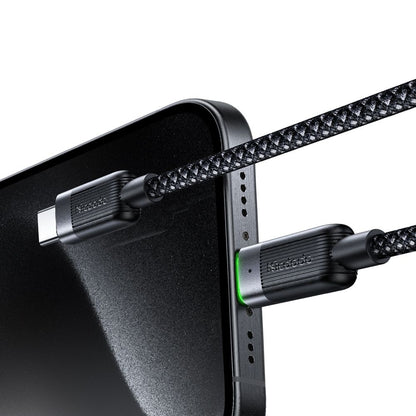 Καλώδιο Δεδομένων και Φόρτισης USB-C - USB-C McDodo CA-2000 Self Winding, 60W, 1.2m, Μαύρο