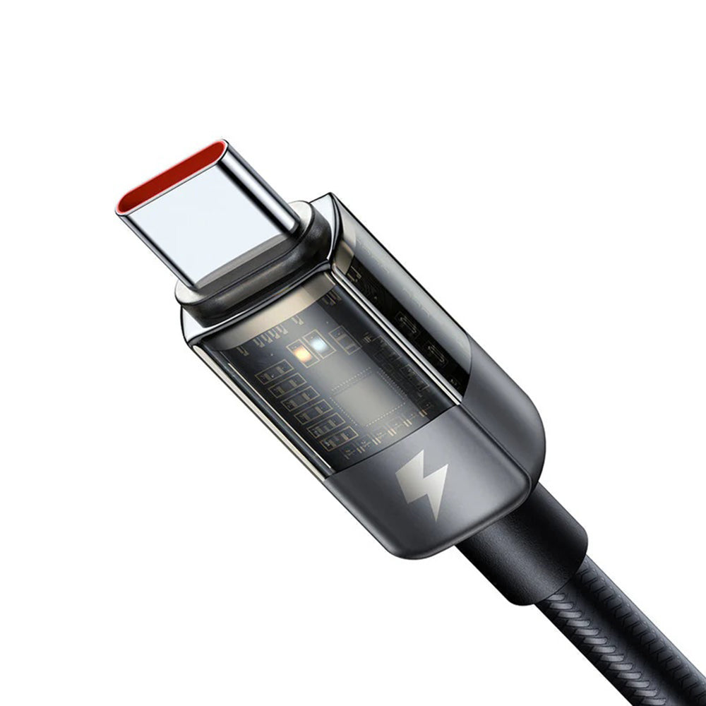 Καλώδιο Δεδομένων και Φόρτισης USB-C - USB-C McDodo CA-2840 Auto Power Off, 100W, 1.2m, Μαύρο