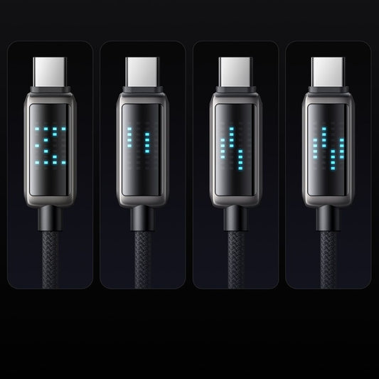 Καλώδιο Δεδομένων και Φόρτισης USB-C - USB-C McDodo CA-4250 Display, 100W, 1.2m, Μαύρο