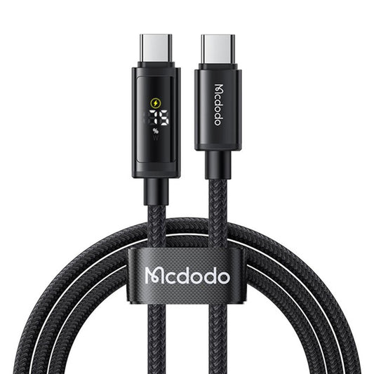 Καλώδιο Δεδομένων και Φόρτισης USB-C - USB-C McDodo CA-8000 Display, 100W, 1.2m, Μαύρο