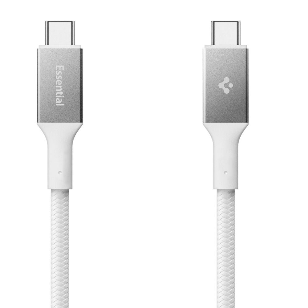 Καλώδιο Δεδομένων και Φόρτισης USB-C - USB-C Spigen EB10010CC, 100W, 1m, Λευκό