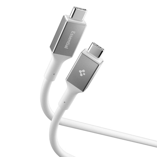 Καλώδιο Δεδομένων και Φόρτισης USB-C - USB-C Spigen EB24015CC, 240W, 1.5m, Λευκό ACA10422