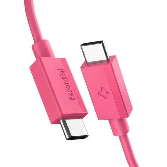 Καλώδιο Δεδομένων και Φόρτισης USB-C - USB-C Spigen EB6010CC, 60W, 1m, Ροζ ACA10414