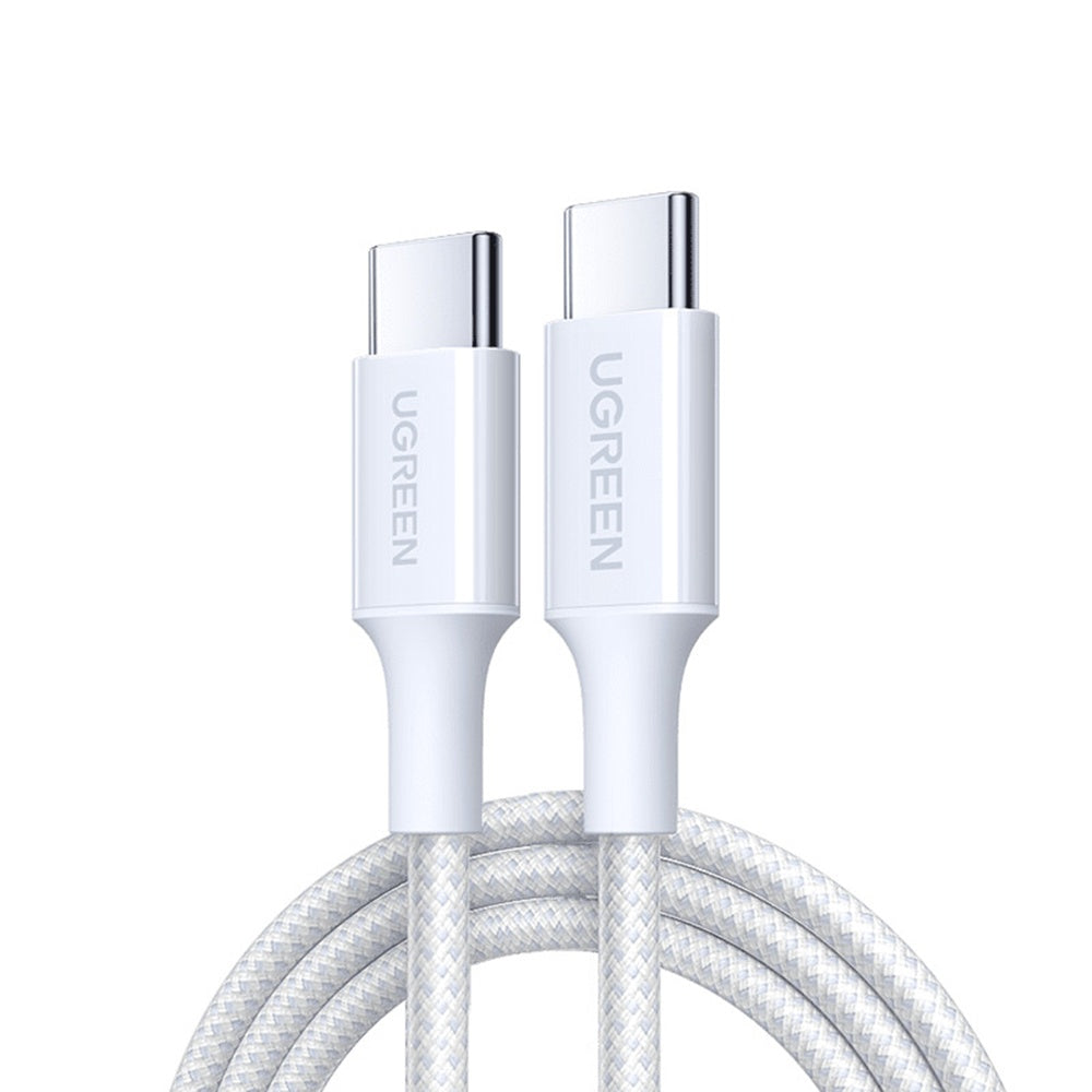 Καλώδιο Δεδομένων και Φόρτισης USB-C - USB-C UGREEN L501, 60W, 1m, Λευκό