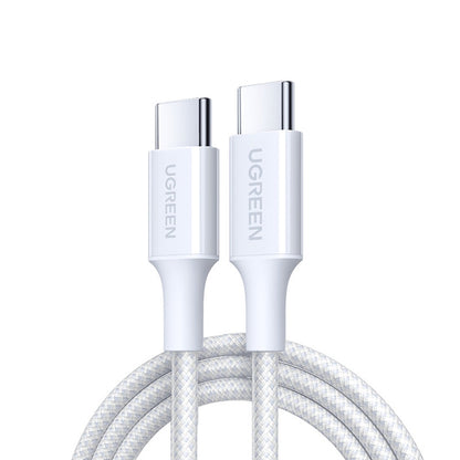 Καλώδιο Δεδομένων και Φόρτισης USB-C - USB-C UGREEN L501, 60W, 1m, Λευκό