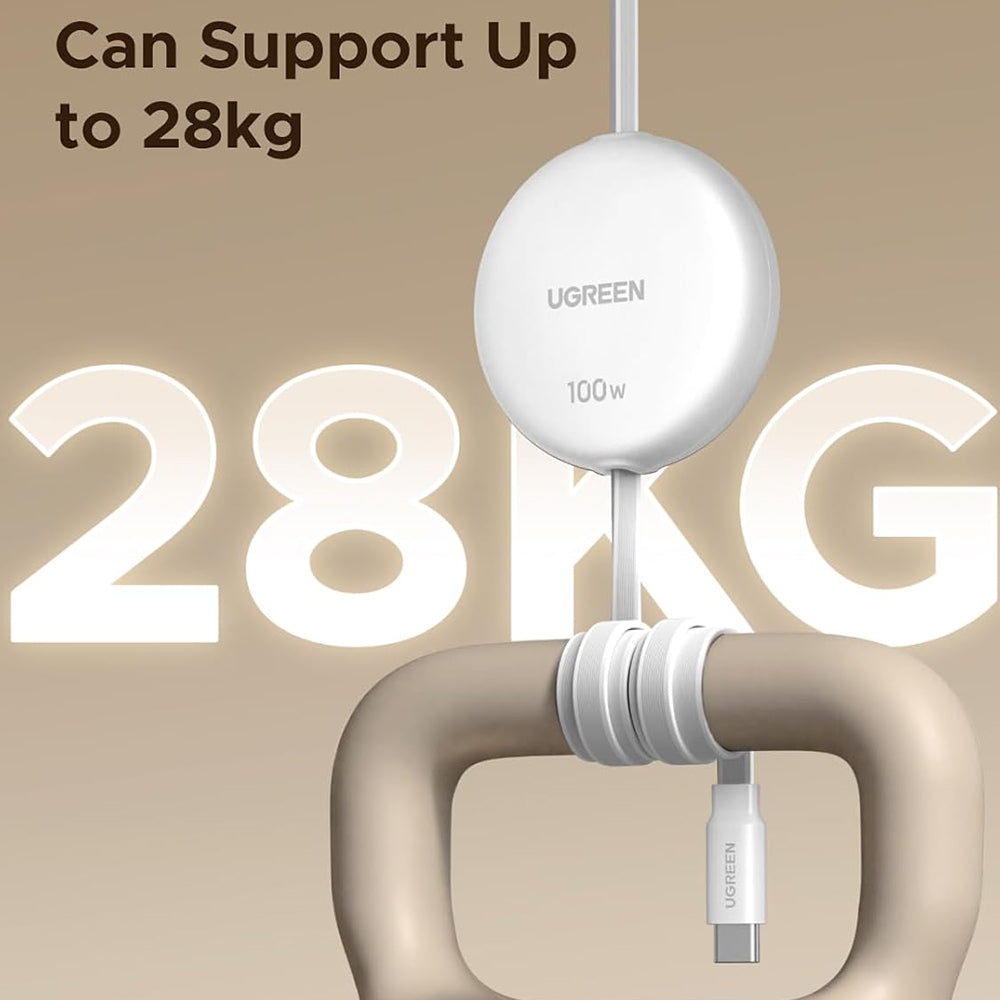 Καλώδιο Δεδομένων και Φόρτισης USB-C - USB-C UGREEN L531, 100W, 1m, Λευκό