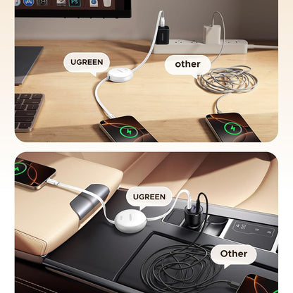 Καλώδιο Δεδομένων και Φόρτισης USB-C - USB-C UGREEN L531, 100W, 1m, Λευκό