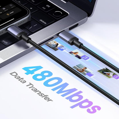 USB-C Data and Charging Cable - USB-C UGREEN L532, 240W, 2m, Gray