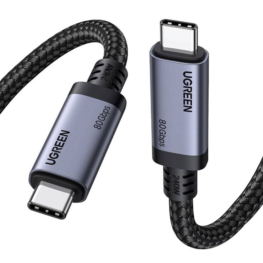 Καλώδιο Δεδομένων και Φόρτισης USB-C - USB-C UGREEN L706 (65383), 240W, 1m, Μαύρο